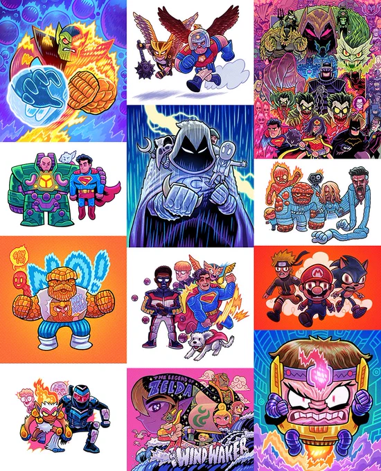 Fall Art drop tomorrow morning at 9am PT (Sat. 10/4)! New Art, Stickers and Limited Edition Prints! 