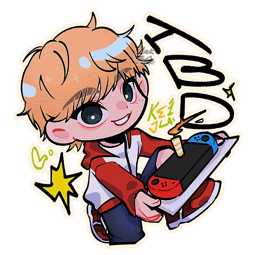 Happy birthday Keiju!🐈
#케이주데이_1004퍼센트_충전완료
#kickflipfanart