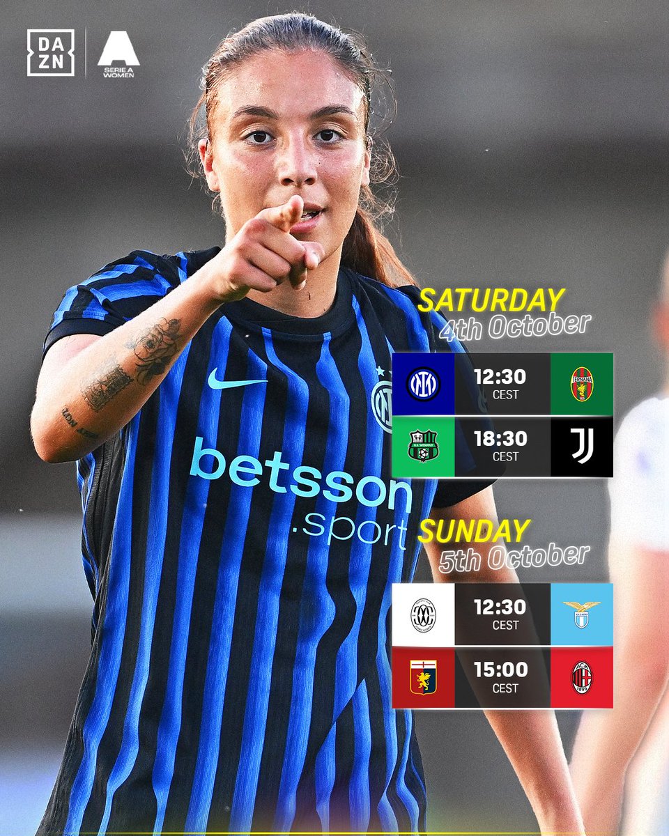 🤩 Everyone be chill, we got you this weekend: 1️⃣3️⃣ live matches across 4️⃣ leagues!

Watch live for free on DAZN.com in select territories.