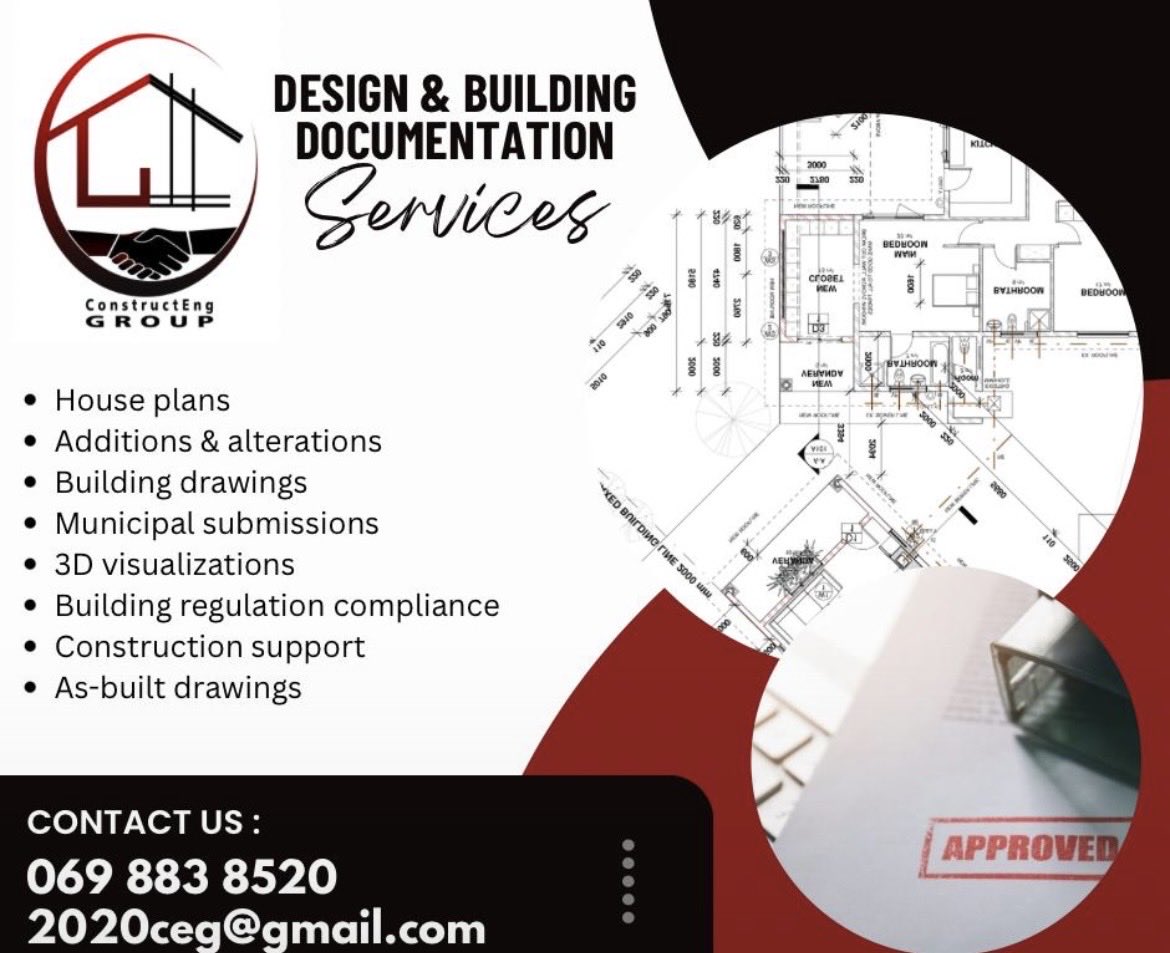 KamogeloMS_'s tweet photo. 🏗️ Building your vision, one plan at a time!
From house plans to municipal approvals, 3D visuals &amp; compliance — we handle it all.

📞 069 883 8520
📧 2020ceg@gmail.com

#Construction #BuildingPlans #3DDesign #Architecture https://t.co/9KZHSnzX9y