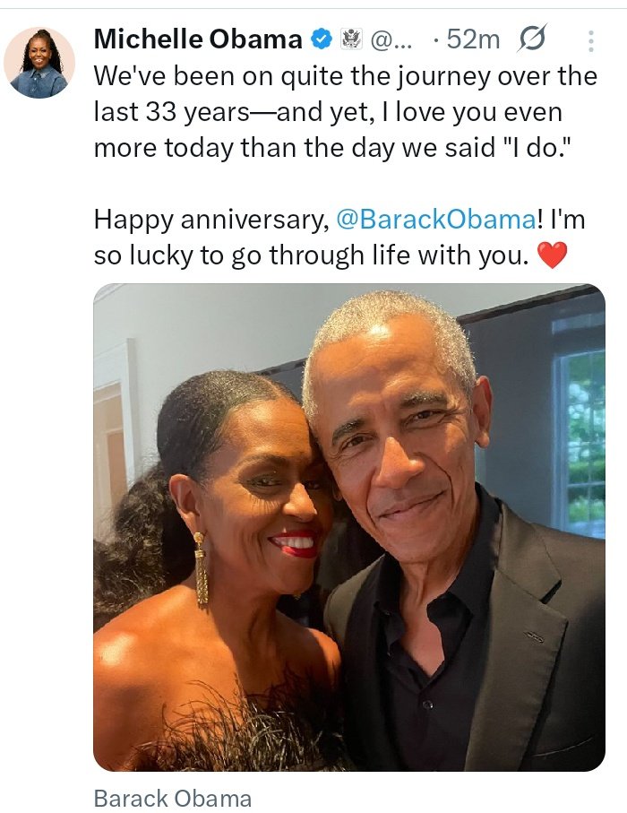 Adejoh03's tweet photo. I'm so lucky to go through life with you
Michelle Obama
(Disqualified Faith Eric Chelle #TaylorSwift ) #BankWithZenith GM CT
Khaid And Ayo Maff Tame Impala Celine Dion Marcelo Pepper Imisi All Done Brymo Faith Zino Atiku #bbnajias10 https://t.co/fHdv3v4Uxg