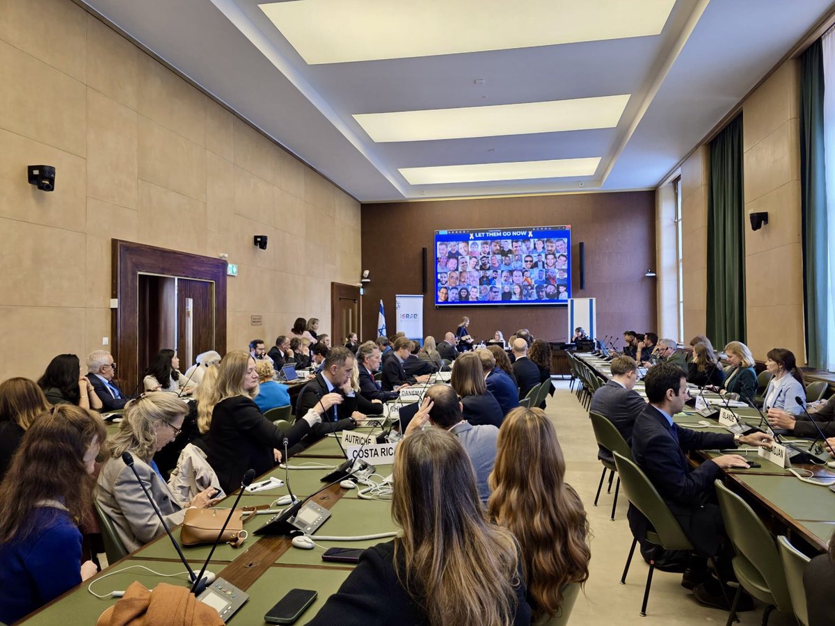 ft_anat's tweet photo. Commemorating 2 years since the October 7 massacre at @UNGeneva with DG Valovaya and representatives from many countries, with a briefing by Prof. Ruth Halperin-Kaddari on The Dinah Project — seeking recognition and justice to victims of the sexual violence committed by Hamas. https://t.co/qcw1gtlUdQ
