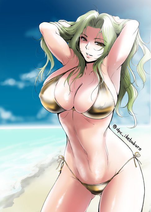 #なんの脈絡もなく水着イラストを再掲して最近フォローしてくれたフォロワーを怖がらせましょう 