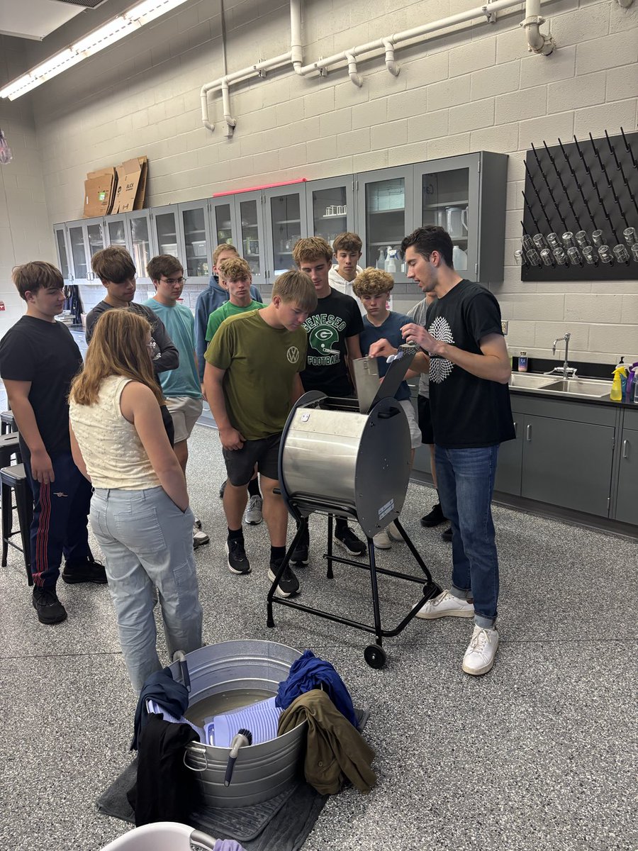 Whirlpool is teaming up with the project to provide 1000’s of these machines saving people many hours. Our Engineering students get to see this in action.