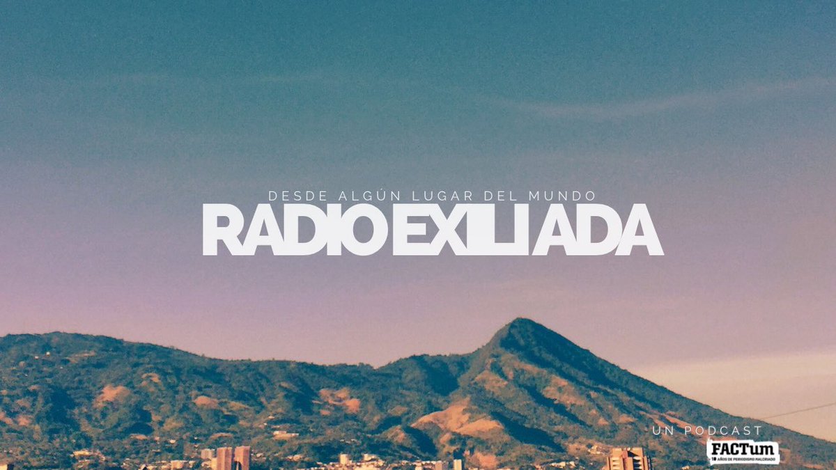 #Podcast 📻 | Hoy, 12pm, estreno del podcast Radio Exiliada, conducido por <a href="/orusvillacorta/">Orus Villacorta 𓂀</a> y <a href="/cesarfagoaga/">César Fagoaga</a> 

En vivo por X y YouTube de <a href="/RevistaFactum/">Factum</a>