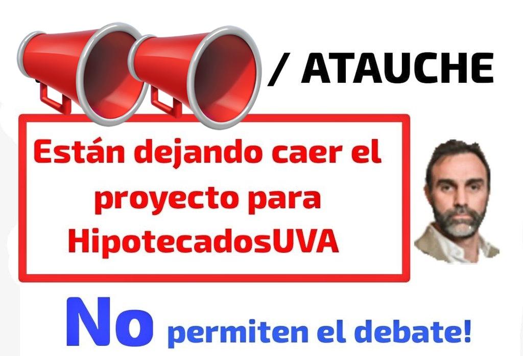 <a href="/fedeseeber/">Fede Seeber</a> Estimado gracias por visibilizar. <a href="/hipotecadosuva/">@HipotecadosUVANacional</a> estamos en situación dramatica con creditos ajustados x inflación.  Pagamos la inflación d 3 gobiernos en cuota y capital. Tenemos 1 media sanción d <a href="/DiputadosAR/">Diputados Argentina</a> cajoneada en <a href="/SenadoArgentina/">Senado Argentina</a> y se vienen los remates. <a href="/ezeatauche/">Ezequiel Atauche</a>