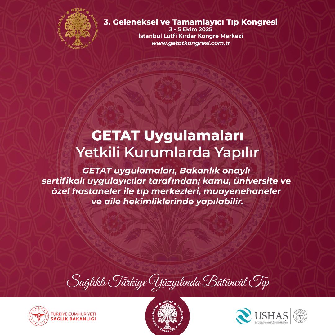 Koruyan, Geliştiren ve Üreten Sağlık Modeli ile Sağlıklı Türkiye Yüzyılı’nda Bütüncül Tıp!
#GETATKongresi