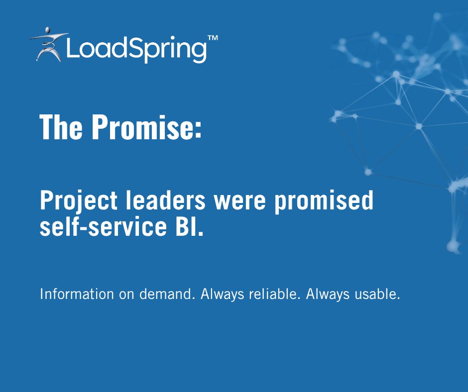 LoadSpring's tweet image. Is Self-Service BI a myth? For project leaders, promised ease—instant reports, matching dashboards, trusted data—rarely exists. Instead: delays, mismatched numbers, and failed insights. Up to 80% of BI projects fall short. Why? And what would make it real? hubs.ly/Q03M5Jzx0