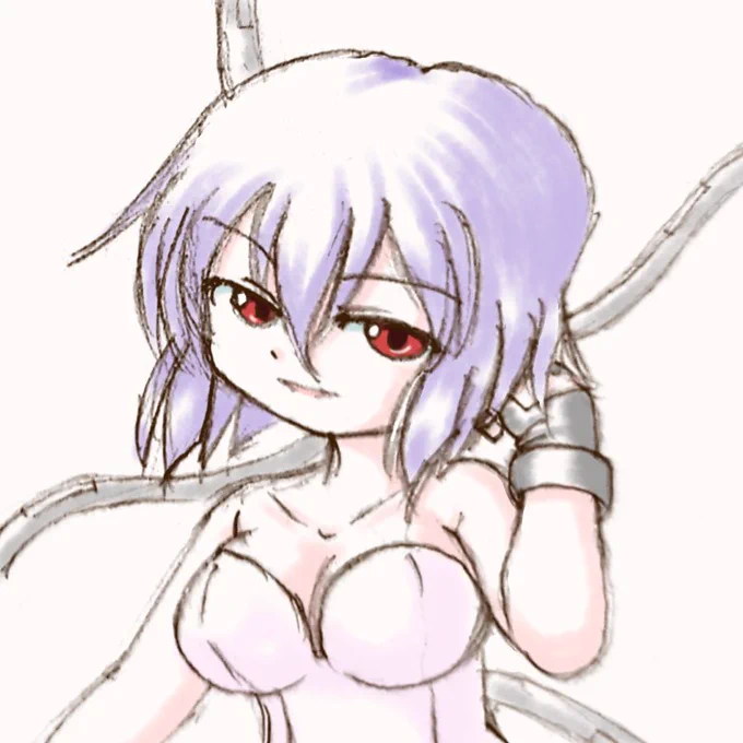 普段の絵柄だと少佐っぽさが無かったので少し頭身上げた方も添えて
