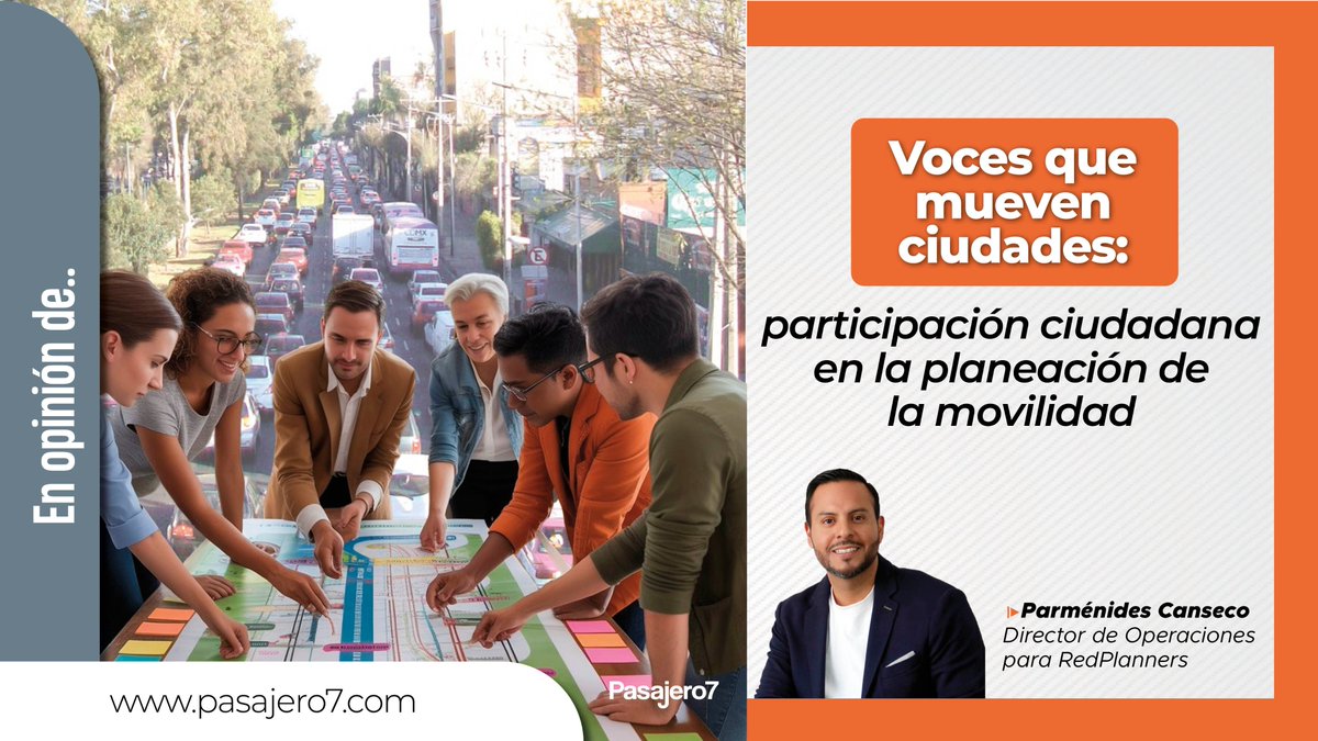 📢 La voz ciudadana es clave en la #planeación de la #movilidad urbana. Sin ella, los proyectos carecen de legitimidad y se desgastan antes de implementarse. Incluir a quienes viven la movilidad día a día.

📌#Lee 👉 acortar.link/LyGjIL

<a href="/RedPlanners/">RED Planners</a>