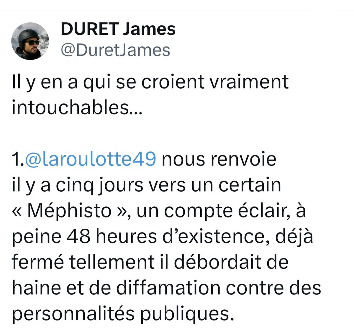 laroulotte49's tweet image. Qu&apos;est-ce qu&apos;il raconte encore comme niaiseries le #Duret 
Mon tweet ne renvoie pas du tout vers le compte qu&apos;il cite ? 
Au niveau com les @Republicains_49 sont totalement largués avec un tel abruti 🤦‍♀️
Qui est ce #plouc décérébré…
#Cholet
Bonne lecture..