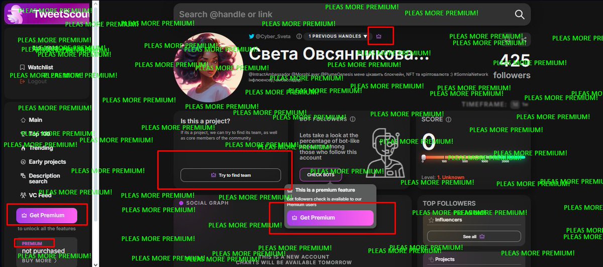What kind of joke is this? 😁

Buy premium, buy premium to check out premium, buy, buy, buy. 😵‍💫

Is this some kind of trend or is it as important as the next L1? 🤔

👉2. You must <a href="/pharos_network/">Pharos | Testnet Live</a> in your tweet. <a href="/TweetscoutApp/">Tweetscout is now Sorsa</a> 
#PLEASMOREPREMIUM!