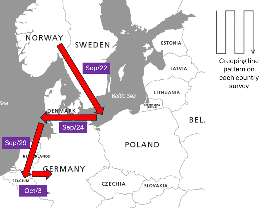RonyVernet's tweet photo. Something advanced is surveying every NATO country.
They can’t track it.
They can’t jam it.
They can’t bring it down.
Nobody knows who controls it. https://t.co/dY8rllKPka