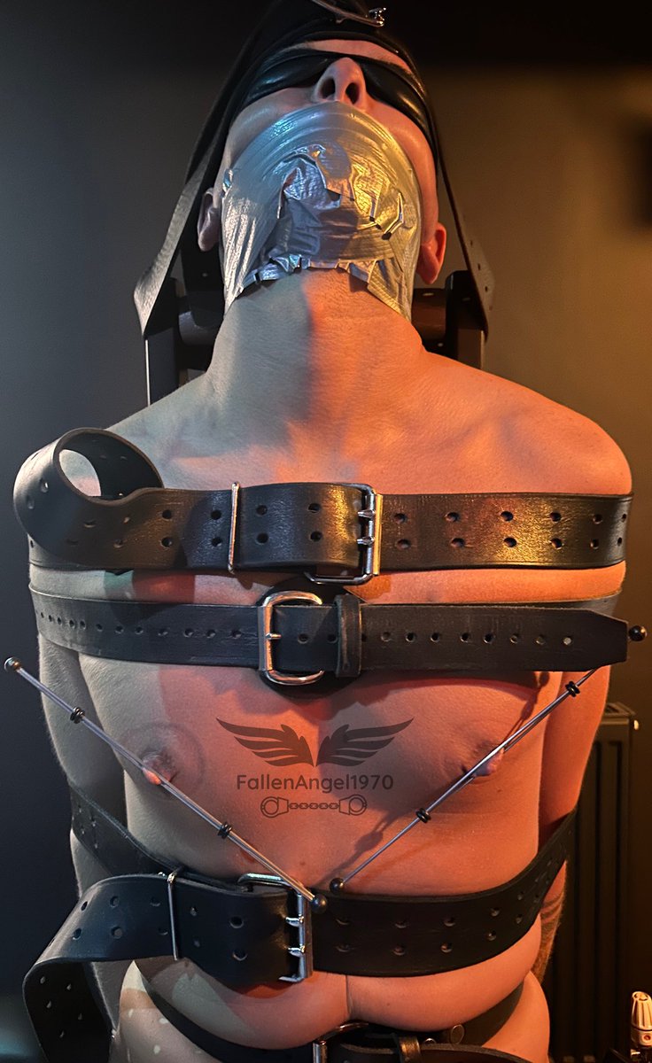 Part 3 - Tit Torture time!
And <a href="/Ben183ji/">Ben</a> took it all and wanted more!
Leather straps made sure he couldn’t move while I slowly and deliberately worked those tits and increased the intensity.
Tape gagged him, but his cries and screams still got through.  
After all that, I let him