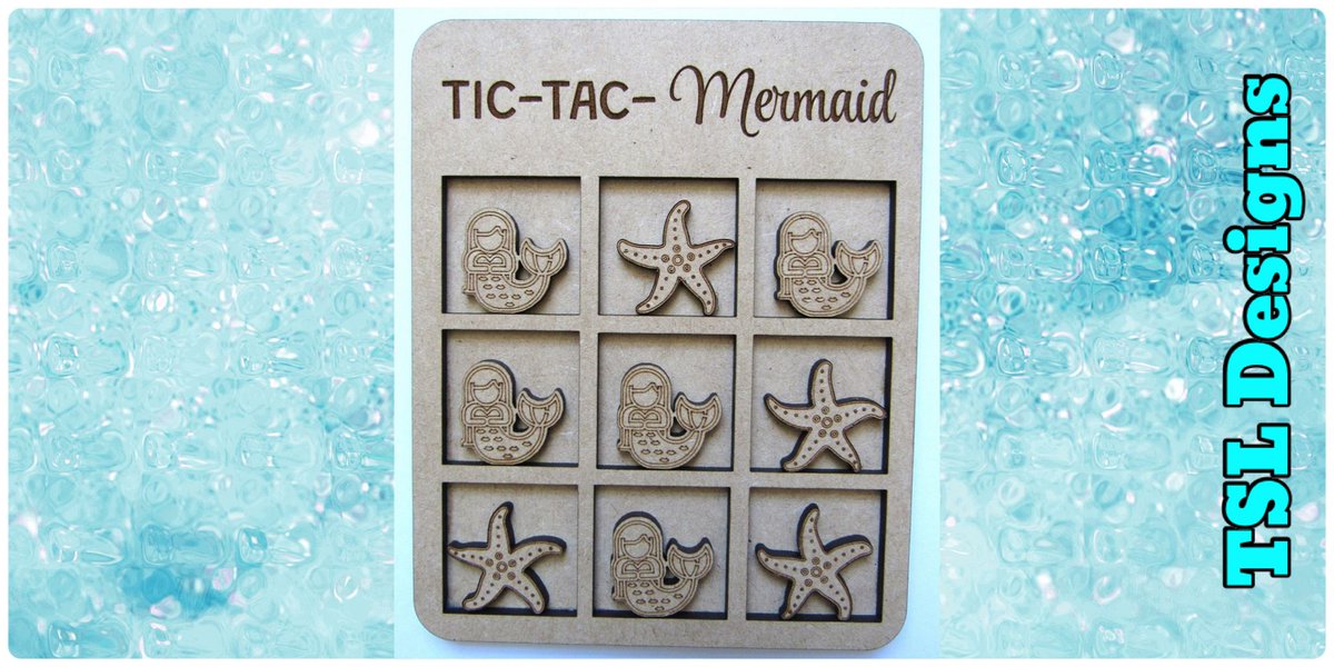 bythebeach1214's tweet image. Tic Tac Mermaid Laser Engraved Wood Game
etsy.com/listing/144144…
#tictactoe #mermaid #Starfish #glowforge #etsy