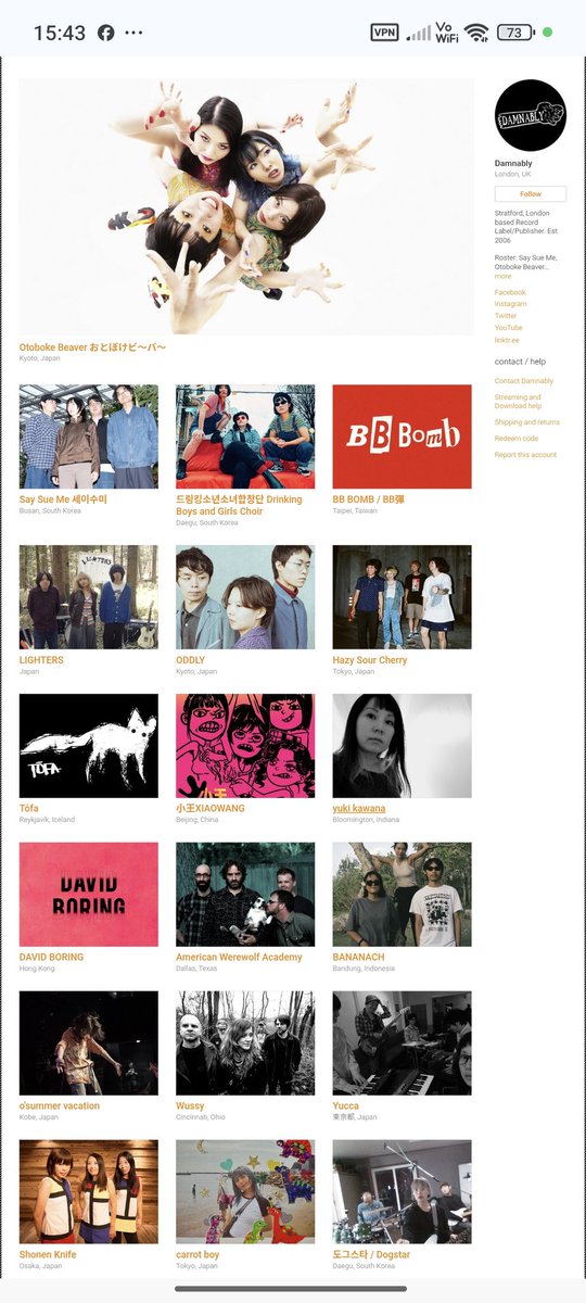 It's #BandcampFriday and we have tons of Vinyl, CDs, Tapes,T.Shirts, Posters, badges etc in stock!
damnably.bandcamp.com/artists