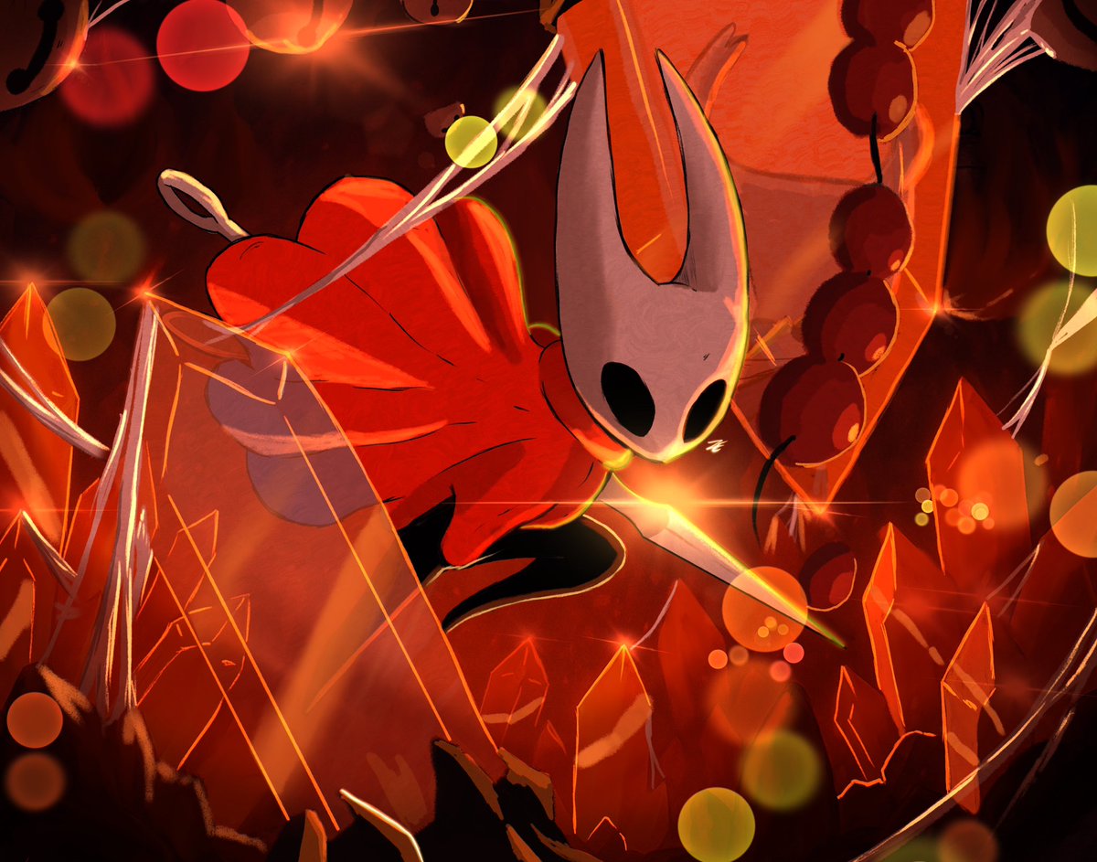 zen_edit's tweet image. Game is way too good ! Soundtrack and all ! #hollowknight #silksongfanart #videogameart