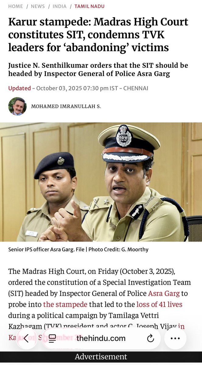 ssakshiagarwal's tweet image. Finally! #JusticeForKarurVictims 
waiting for the Truth. Thank you @madrashighcourt