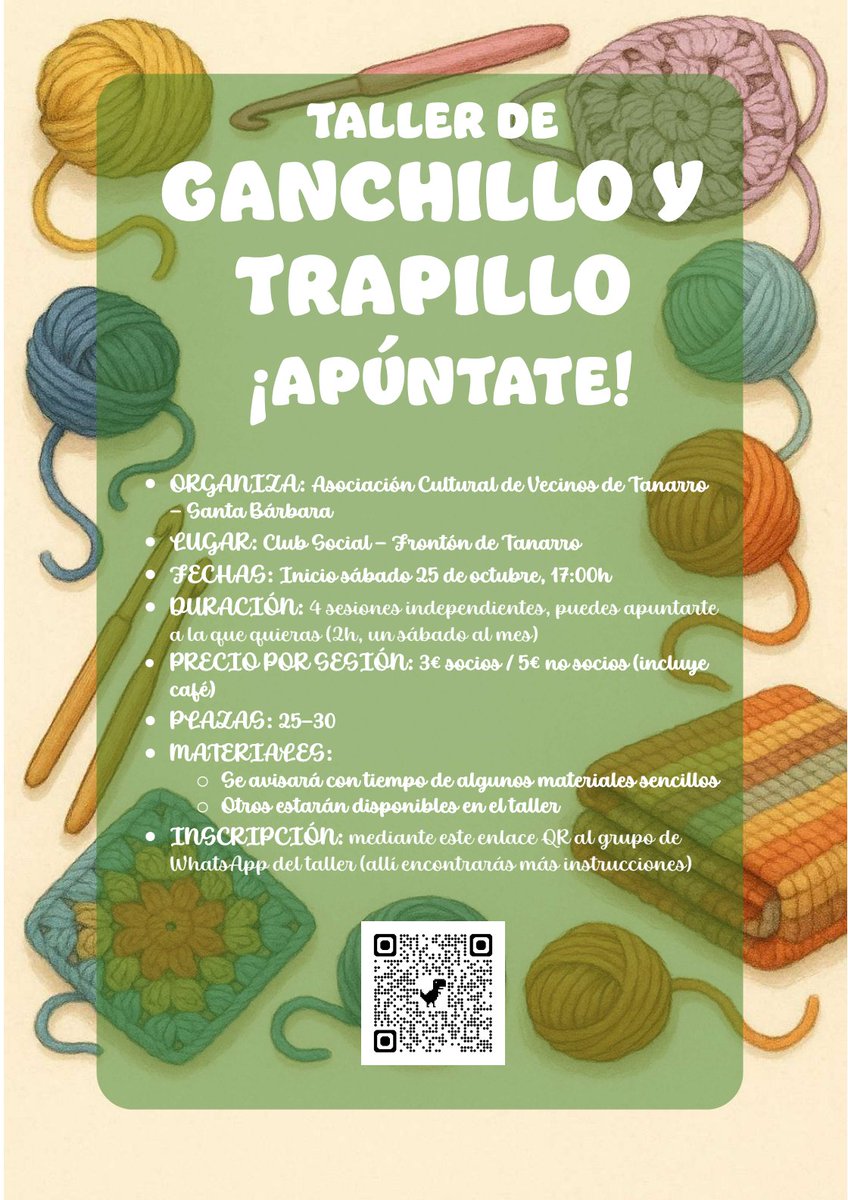 Asoc_Tanarro's tweet photo. Comenzamos los talleres de otoño!!! https://t.co/gOQOUlEcuK