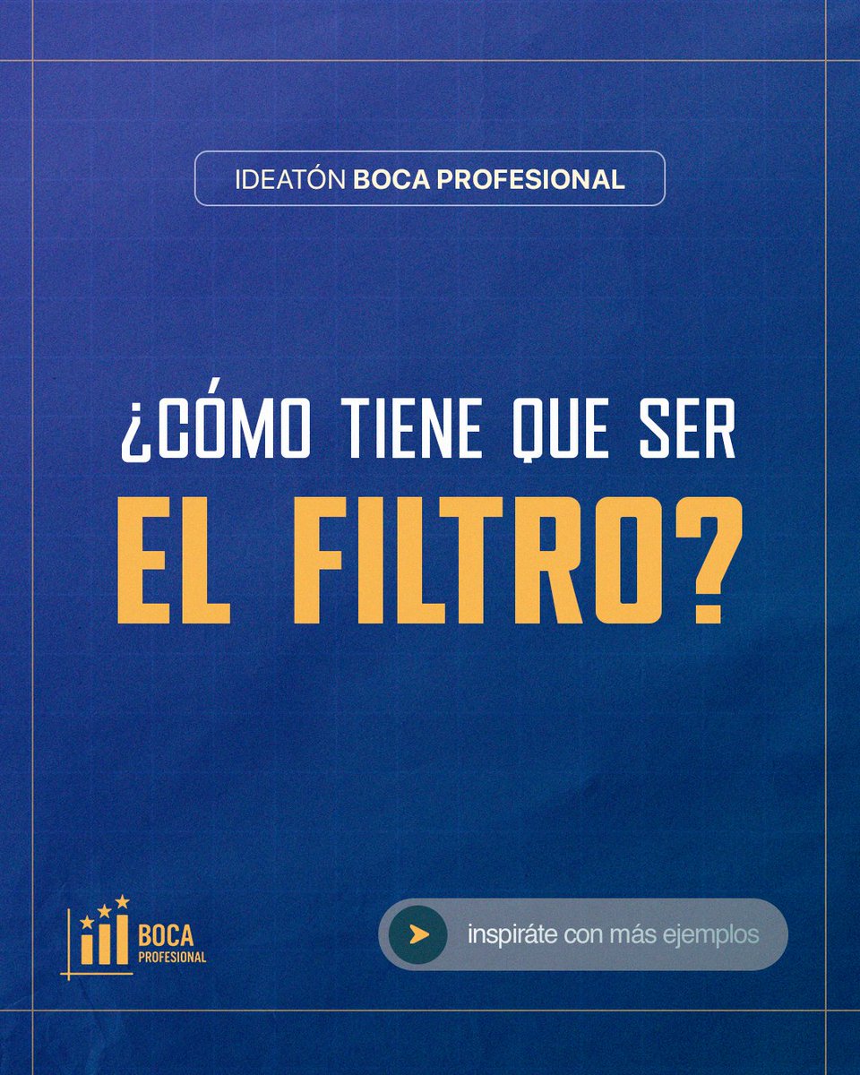 ¿Ya pensaste tu propuesta para la Ideatón “Acceso Justo a la Bombonera”?
Acá te dejamos algunos disparadores para que empieces a cranear cómo lograr un acceso más justo al estadio.

bocaprofesional.com.ar/ideaton

⚡ Mirá el carrusel, dejate llevar por las ideas y animate a sumar la