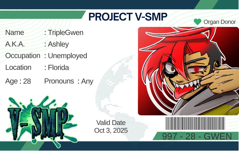TripleGwen's tweet photo. If I woke up early, I'll be playing #ProjectVSMP on first day launched later at 8AM GMT+8 / 8PM EST.
My lore character will be revealed on stream later :3 https://t.co/JHMrApRRJG