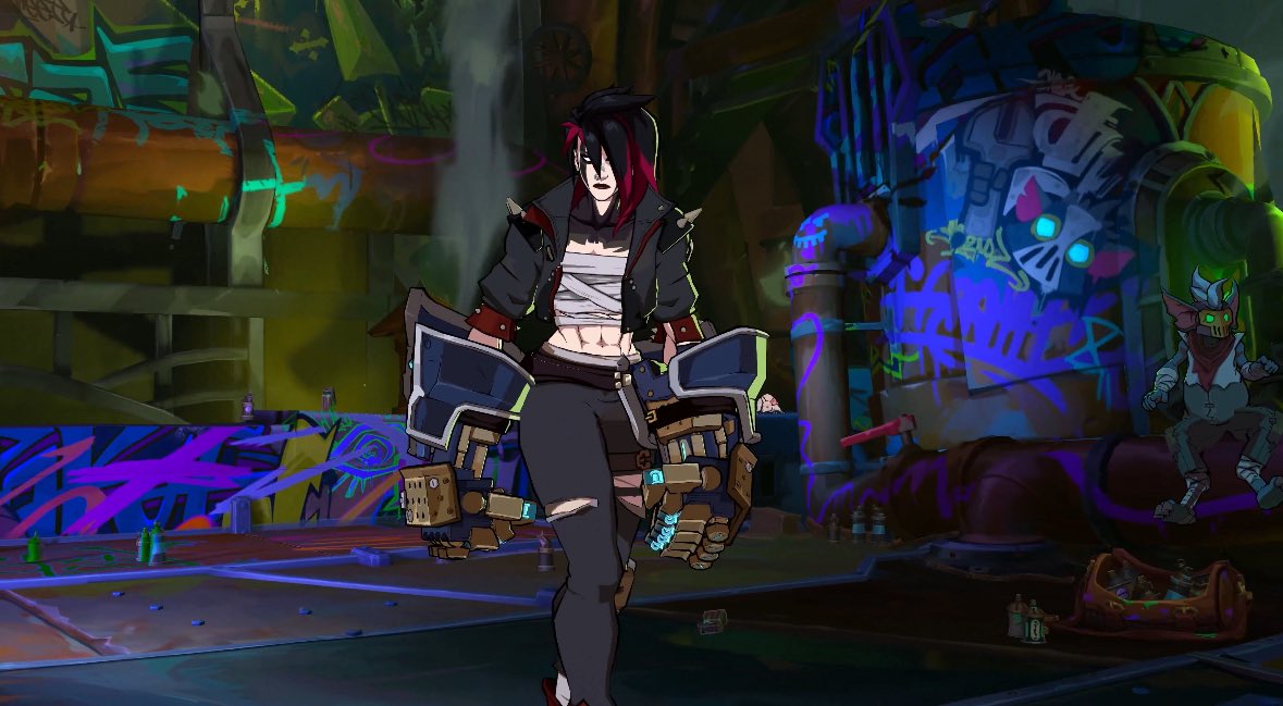 Screenshots of Arcane skins for 2XKO: