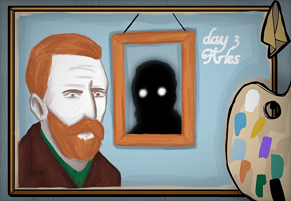 Laketober day 3: Arles🌻 #Laketober2025 #laketober #rustylake #cubeescape #rustylakefanart