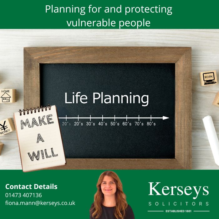 Planning for and protecting vulnerable people takes more than just writing a will.   Fiona Mann, Solicitor at Kerseys Solicitors explains how trusts can protect loved ones and provide lasting security.

kerseys.co.uk/will-and-estat…

#EstatePlanning #willsandtrusts #solicitors