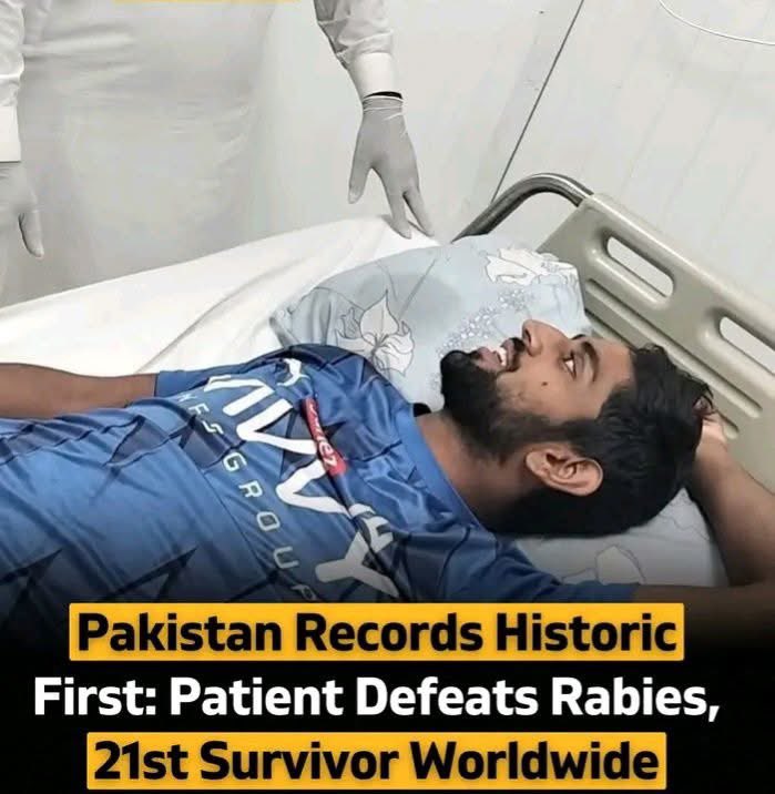 KashifAzizMD's tweet photo. First case of rabies from Pakistan survived, over all 21 case who survived globally. Hopefully this disease with 100 percent mortality will be cured in future @neuroinfectious @SfNtweets @MRC_Outbreak https://t.co/47jccZSoVY