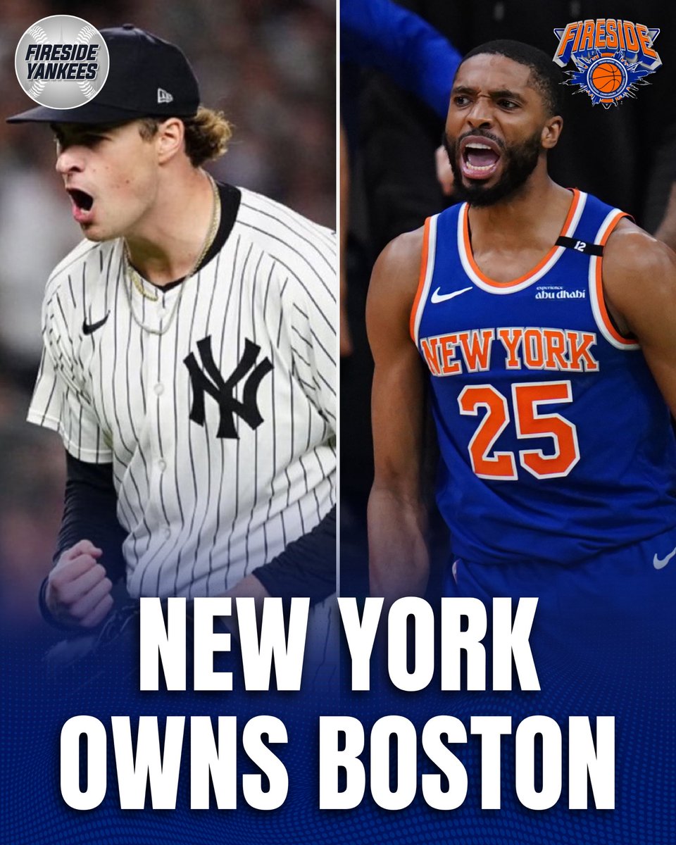 The Knicks and Yankees have now both knocked out a Boston team in the playoffs this year 🔥 

REMIND THEM WHO WE ARE.