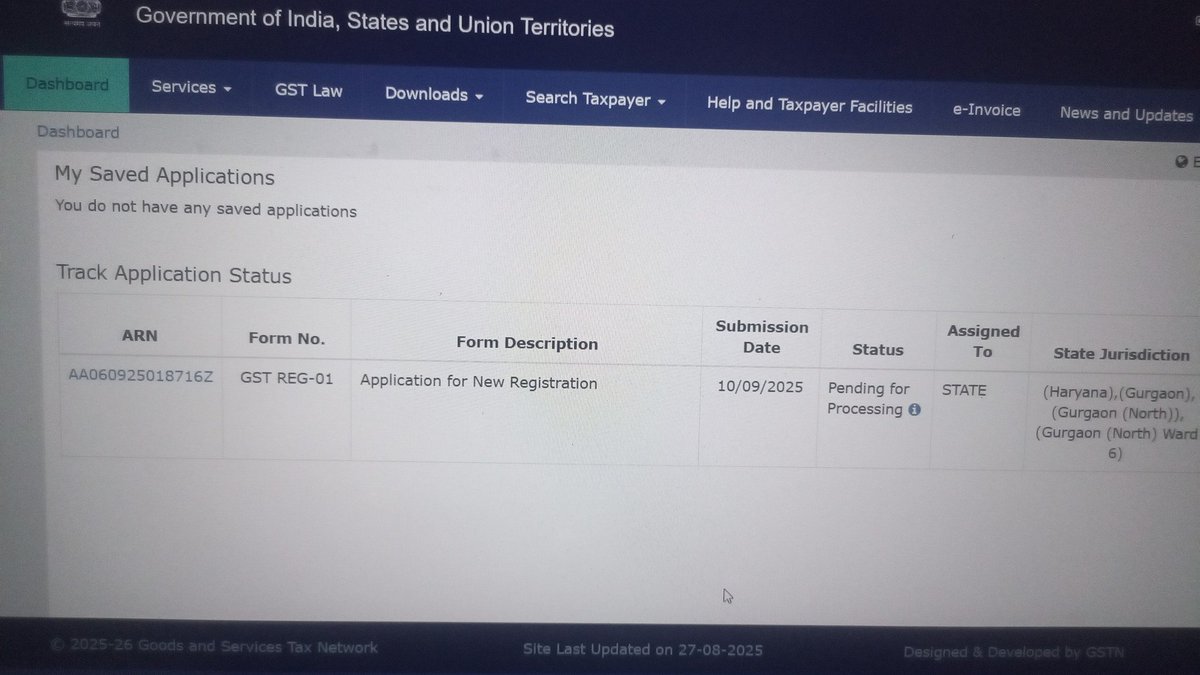 mayurrajbjp's tweet photo. @Infosys_GSTN माननीय महोदय जी यह डिपार्टमेंट काम भी करता है कि सिर्फ पैसा चाहिए इसको एक-एक महीना से एप्लीकेशन पेंडिंग पड़ा हुआ है और कोई काम नहीं हो रहा है पहले भी इसका कंप्लेंट दे चुका हूं फिर भी कोई काम नहीं हुआ है @PMOIndia @FinMinIndia @nsitharaman @narendramodi https://t.co/DKF0YZN3hu
