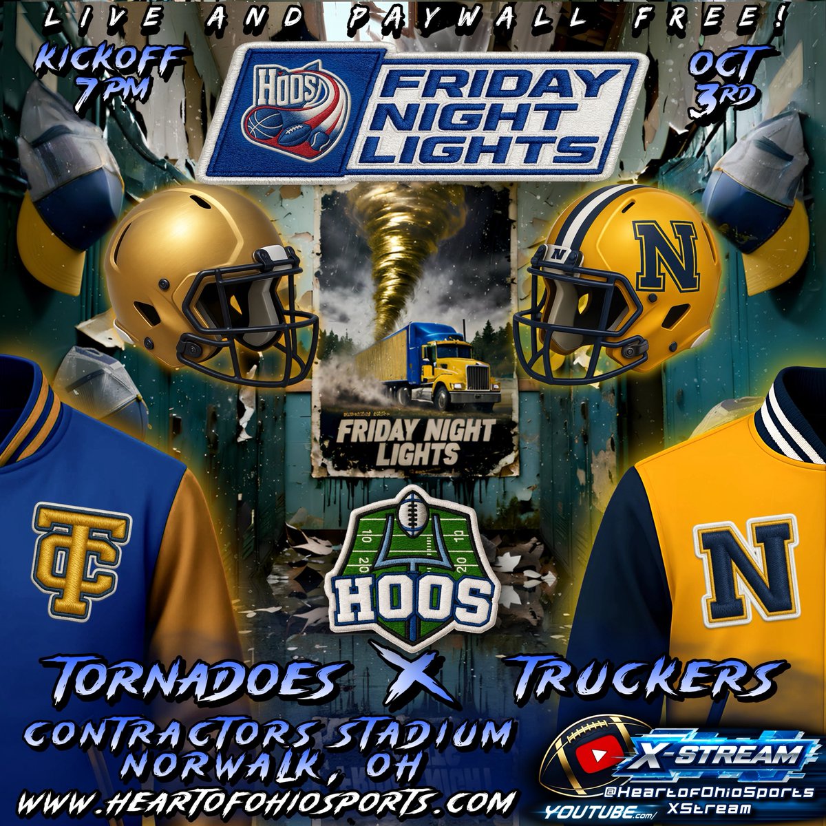 🏈TONIGHT🏈

#OHSAA football continues on heartofohiosports.com

<a href="/TiffinTornadoes/">Tiffin Columbian Athletics 🌪</a> 
AT
<a href="/BlueStreak_FB/">Sandusky Blue Streak Football</a> 

🎙️- <a href="/DHelmEDU/">Dominic Helmstetter</a>, Zack Dillon, &amp; <a href="/SidelineSocks/">Eric Hall</a> 
💻 - <a href="/StudebakerEllis/">JacobStudebakerEllis</a> 
🎥 - Emma Moeglin
🏟️ - Contractors Stadium

Kickoff: 7PM
#heartofohiosports #Columbian #Norwalk
