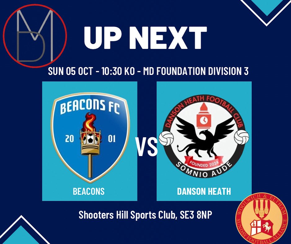 Looking to take an impressive cup performance into the league as we host <a href="/DansonHeathFC/">Danson Heath Football Club</a>.