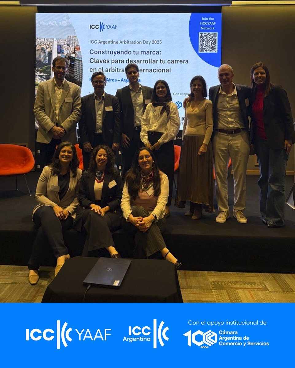iccargentina's tweet photo. Más de 50 jóvenes profesionales de la región se reunieron en el encuentro de ICC YAAF durante el #ArbitrationDay 2025. ⚖️

Hablamos de las estrategias y habilidades clave para potenciar la carrera internacional.

¡Gracias a todos por participar!
#ICCArgentina https://t.co/CZsZIeJLMx