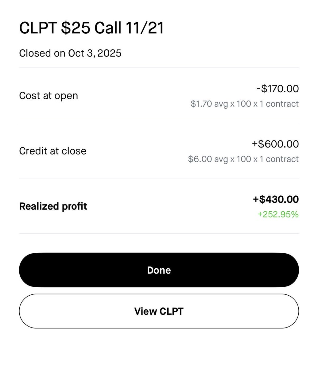RyanSheidow's tweet photo. Closed 1/3 contracts, profiting more on that one than all three - left the other two in to let it keep running https://t.co/efEVQJaw2x
