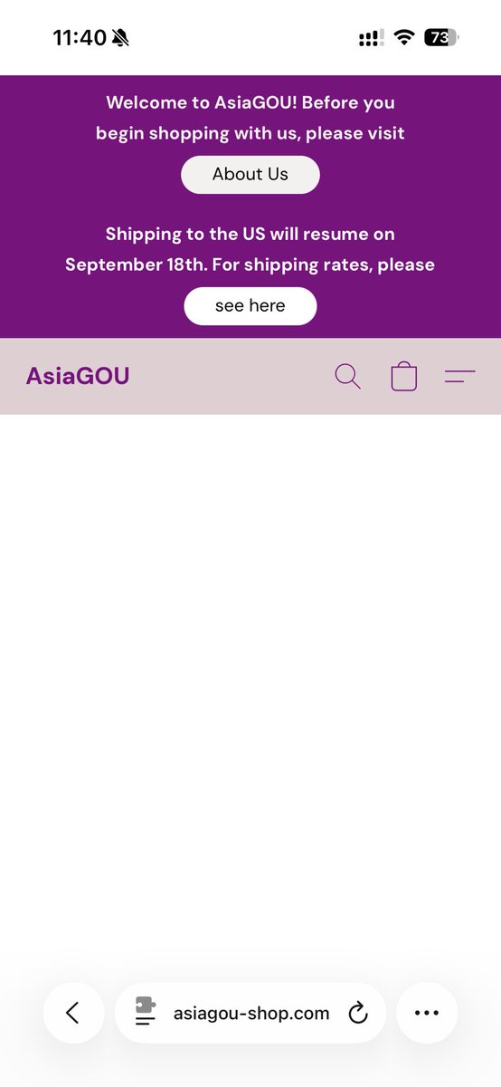 zanderpicon's tweet photo. @AsiaGou Congrats guys, you broke the site lmao https://t.co/IfXRJjXaPZ