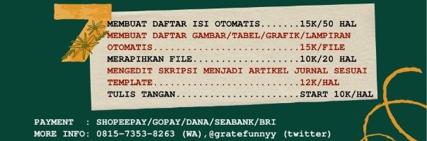 gratefunnyy's tweet photo. Price list joki tugas by @gratefunnyy | Untuk info lebih lanjut bisa chat wa aku aja yaa~ link ada di bio~ makasii💖 #JokiTugas #JokiTugasKuliah #Joki #JokiTugasMurah #JokiSkripsi #JokiArtikel #JokiMakalah #JokiProposal #JokiSPSS https://t.co/76qbdBKecO