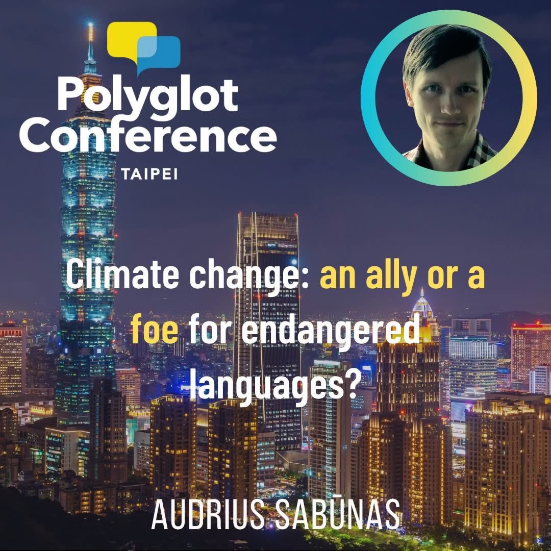 polyglot_confer's tweet image. Climate change: ally or foe for endangered languages? Audrius Sabūnas on Oceania case studies - Kiribati, islands/coasts, sea-level rise and storms impacting small-speaker communities. 

Tickets:  PCTaipei.eventbrite.com

#PolyglotConference #LangTwt