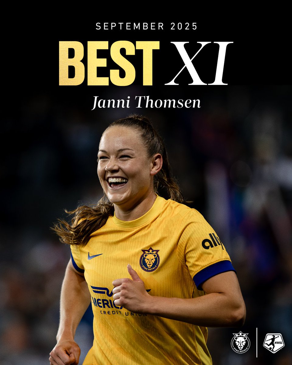 Can't talk about the best of September without mentioning Royalty 👑

Congrats to Paige and Janni on being named to the <a href="/NWSL/">National Women’s Soccer League</a> Best XI for September!