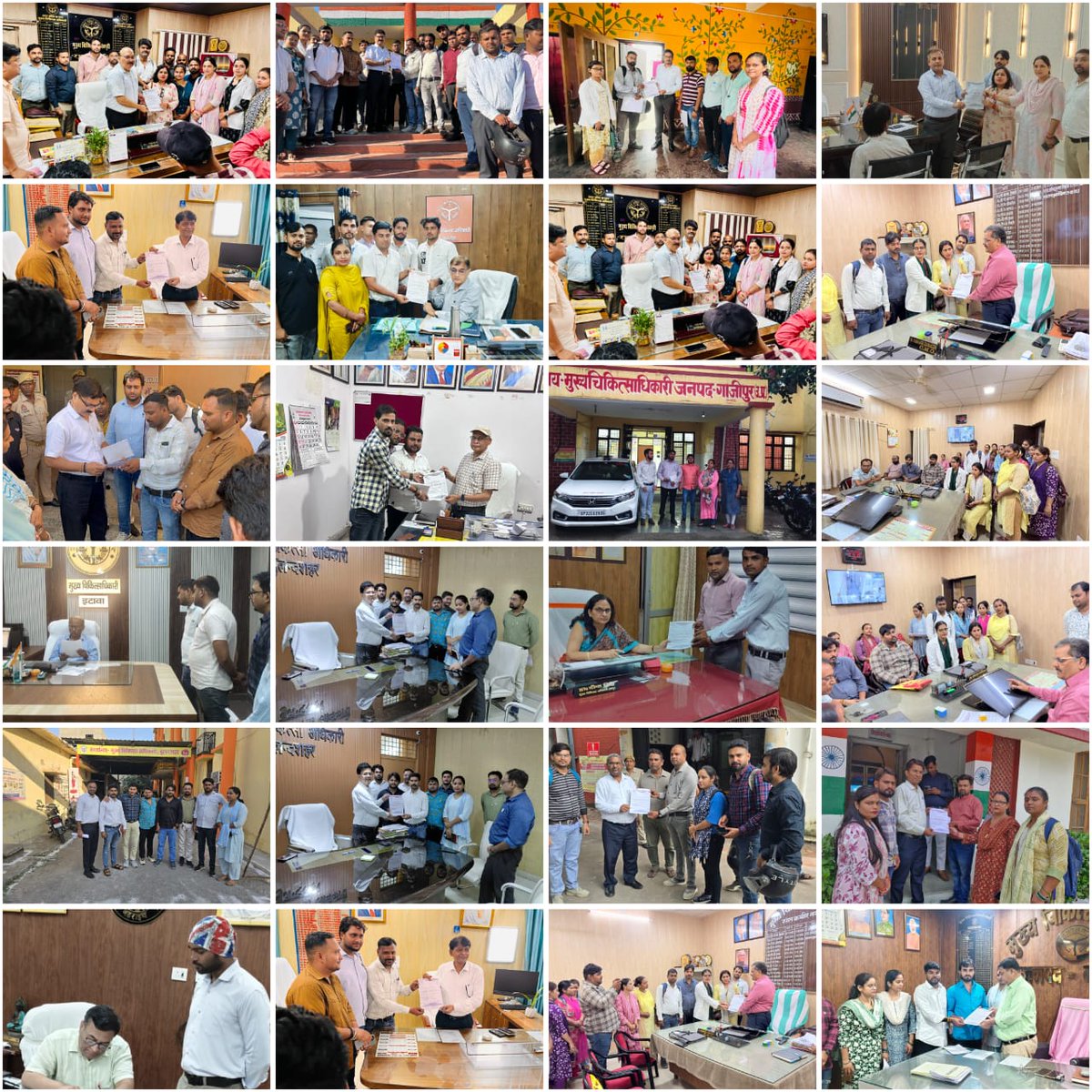 3माह से वेतन मार्च से PBI बकाया
गाँव-गाँव स्वास्थ्य सेवाएँ देने वाले #CHO आज खुद आर्थिक संकट में हैं।
सरकार का दोहरा रवैया  काम लो, भुगतान मत दो!
प्रदेशभर में #ACHOUP ने सौंपा ज्ञापन
अगर भुगतान नहीं हुआ तो सड़क पर उतरेगा संगठन
<a href="/brajeshpathakup/">Brajesh Pathak</a> <a href="/myogiadityanath/">Yogi Adityanath</a> <a href="/nhm_up/">NHM UP</a> <a href="/Achoup2023/">Association of Community Health Officer's U.P</a>