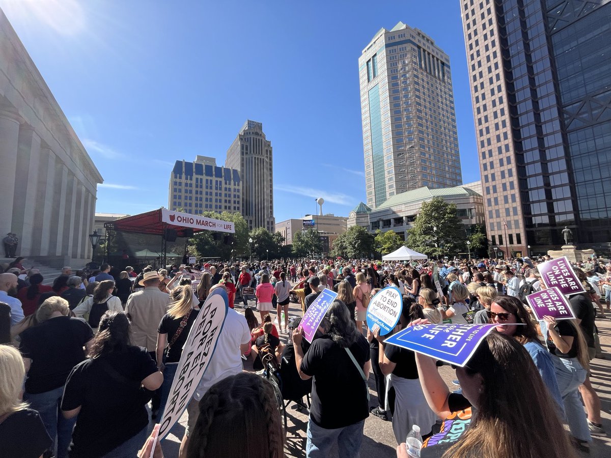 Ohio Marches on.