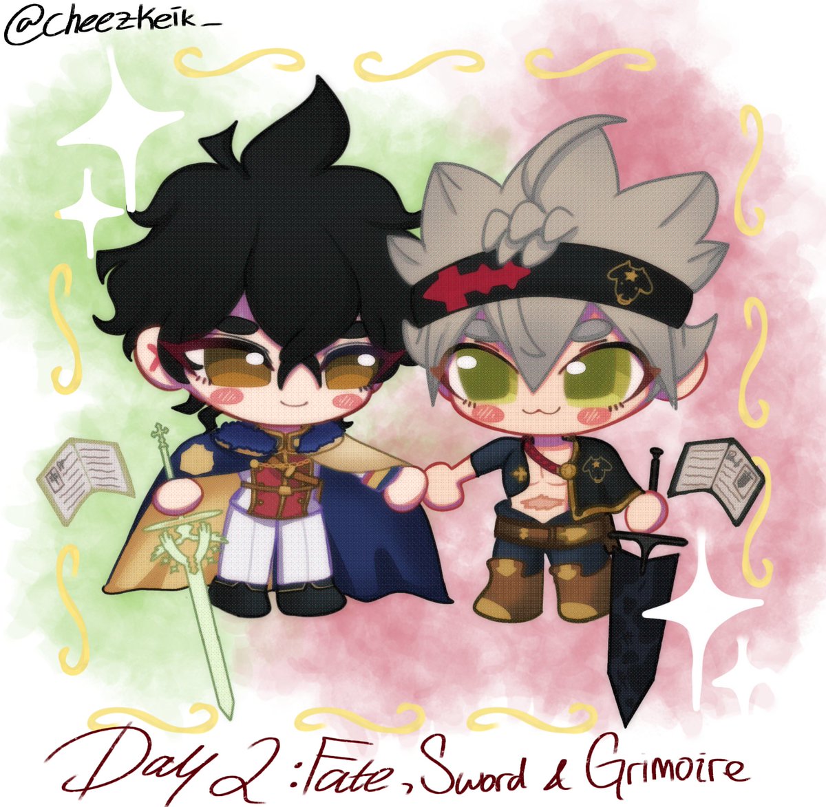 CheezKeik_'s tweet photo. Day 2 || Fate, Sword and Grimoire
I'm so sorry I'm super late ππ»π¦
#ynasweek #ynas #γ¦γγ’γΉ https://t.co/QhGBFlglLP