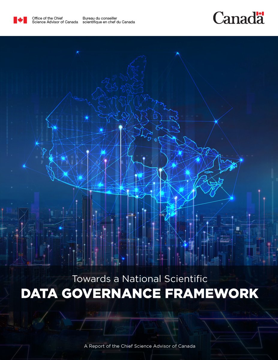 Scientific data underpins progress across all sectors. A national governance framework ensures data is managed and shared responsibly, benefiting Canadians now and for generations. 
Read our new report: science.gc.ca/site/science/e… 
#DataGovernance #Innovation #Canada #OpenScience