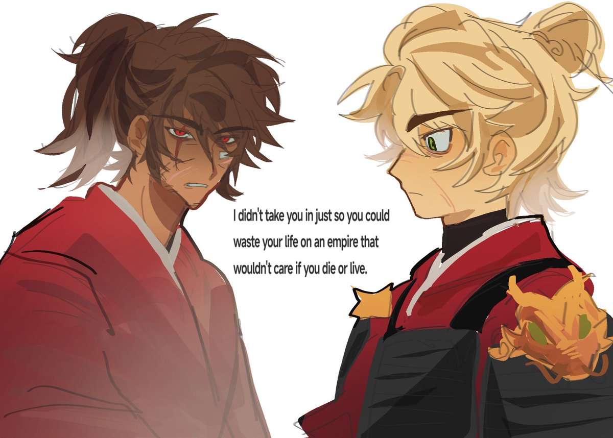 kailverkami's tweet image. AU/ soldier Lloyd who joined the army out of pride glory and strength at a young age, and Kai a dad that wanted peace life for his son,,