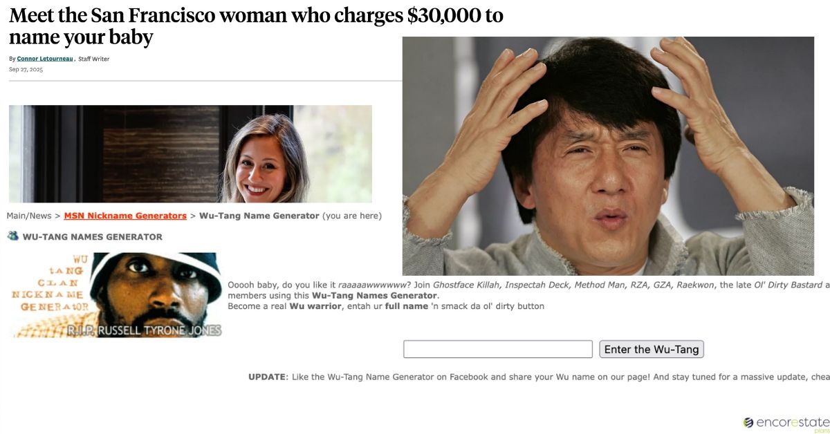 Why would people pay someone $30K to name their baby when there are great, free tools out there like the Wu-Tang Name Generator?

Same reason why we've seen clients pay some of the advisors we work with that amount for a complete, up-to-date, and funded estate plan 😎 

Value is