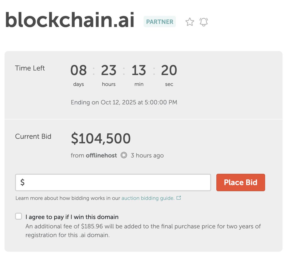 Closest to guess the final price within the next 24 hours gets a deck of Spaceship cards.