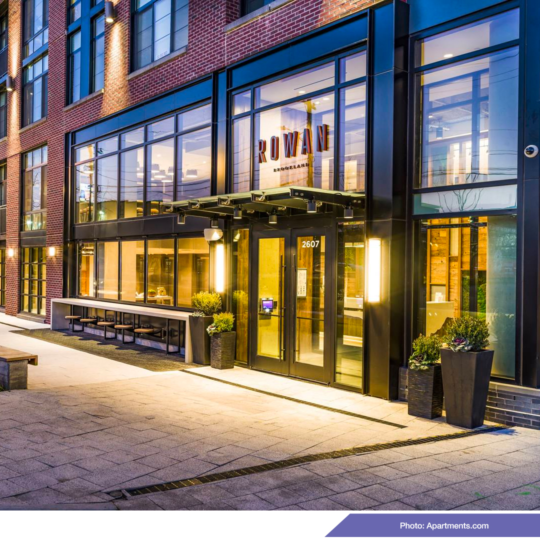 advancedwindow's tweet image. A look inside and out of Rowan, winner of a PCBC Gold Nugget Award, and a wonderful mix of modern and traditional architecture, accented by windows installed by our AWI teams. Partners: Trammell Crow, @SKIArchitecture, @CBGBuildingCo 
#windowinstallation #fenestration #windows