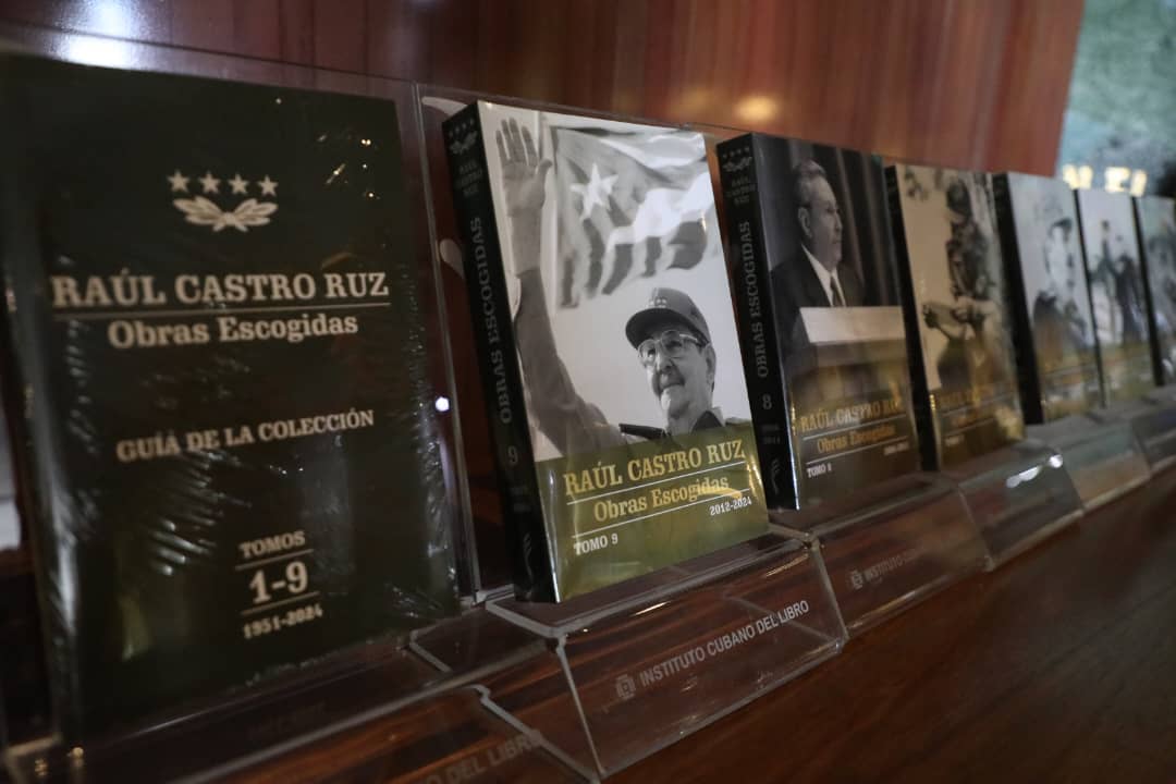 YA ES OFICIAL: ¡Se presentaron las Obras Escogidas de Raúl en 9 tomos! Muchas cosas inéditas y una fuente inagotable de enseñanzas. ¡Excelente! #CubaViveEnSuHistoria