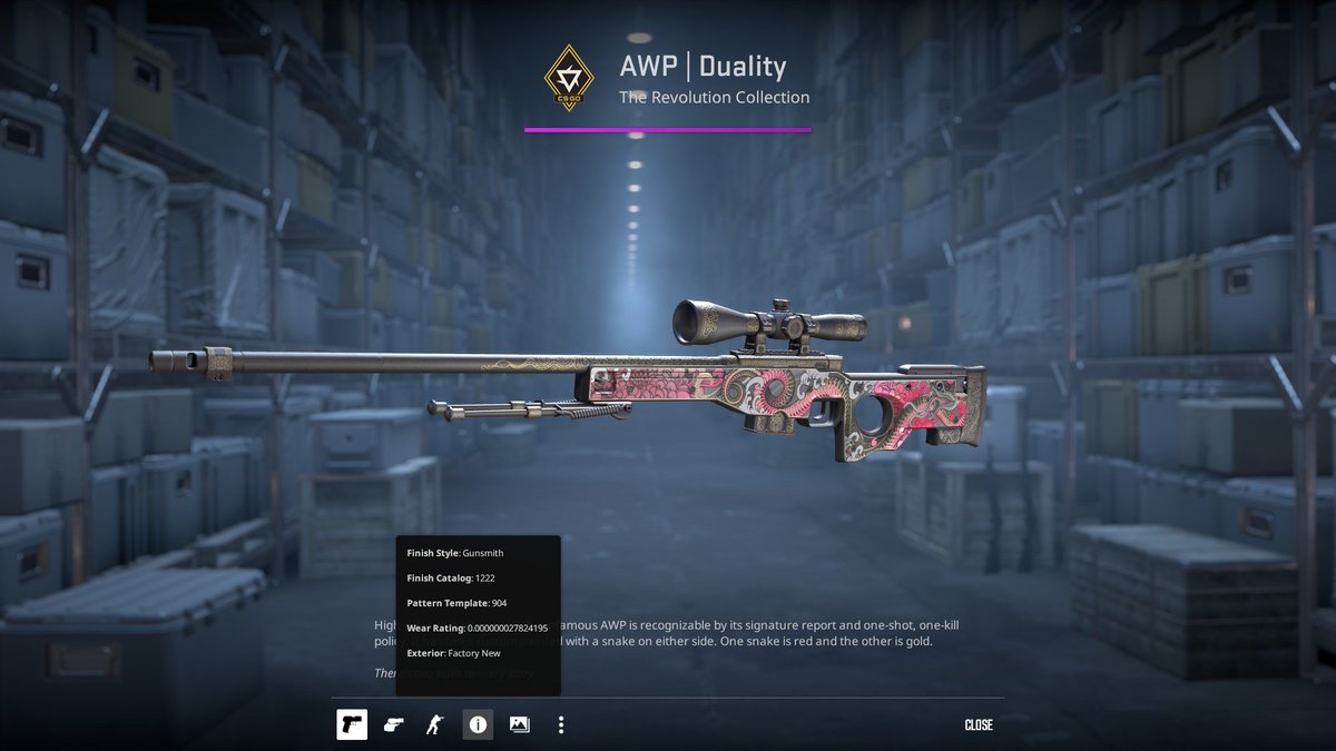 SamzOnline's tweet image. well my boy just unboxed the #1 lowest float AWP in the game on a friday afternoon somn light I guess