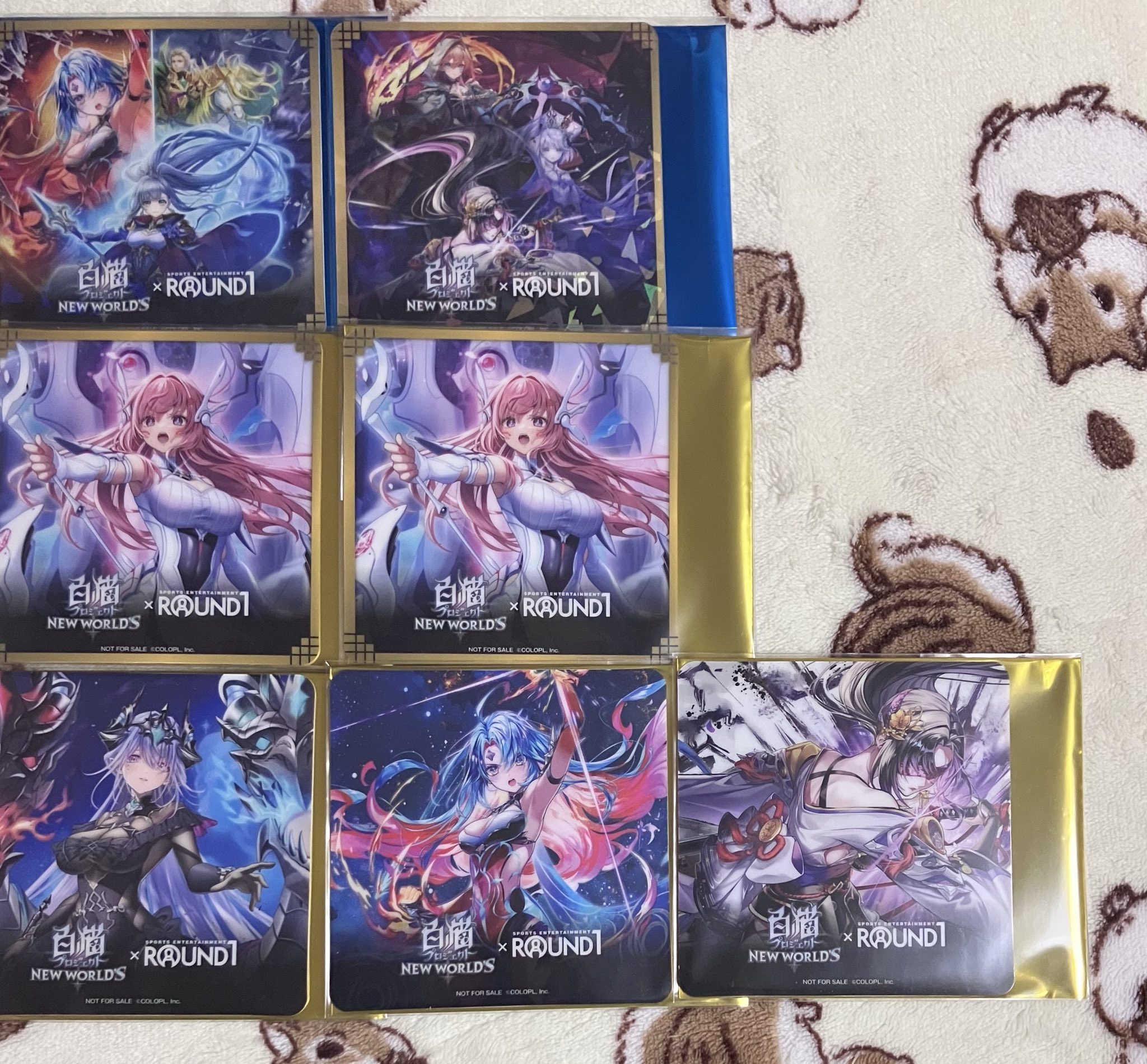 白猫プロジェクト ラウンドワン BREAKSKY:RERISE コースター 白猫プロジェクト ラウンドワン BREAKSKY:RERISE コースター 白
